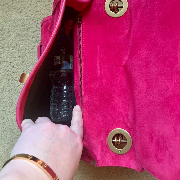 BNWT Proenza Schouler PS1 mini messenger chain suede bag - Picture 7 of 15